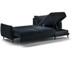 Luonto Dolphin Full XL Chaise Sectional with Sleeper