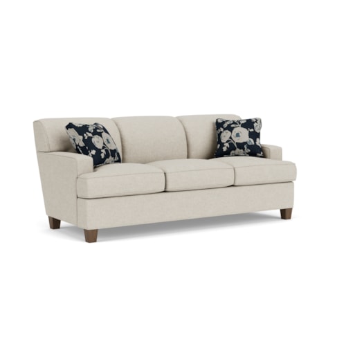Contemporary Sofa with Track Arms