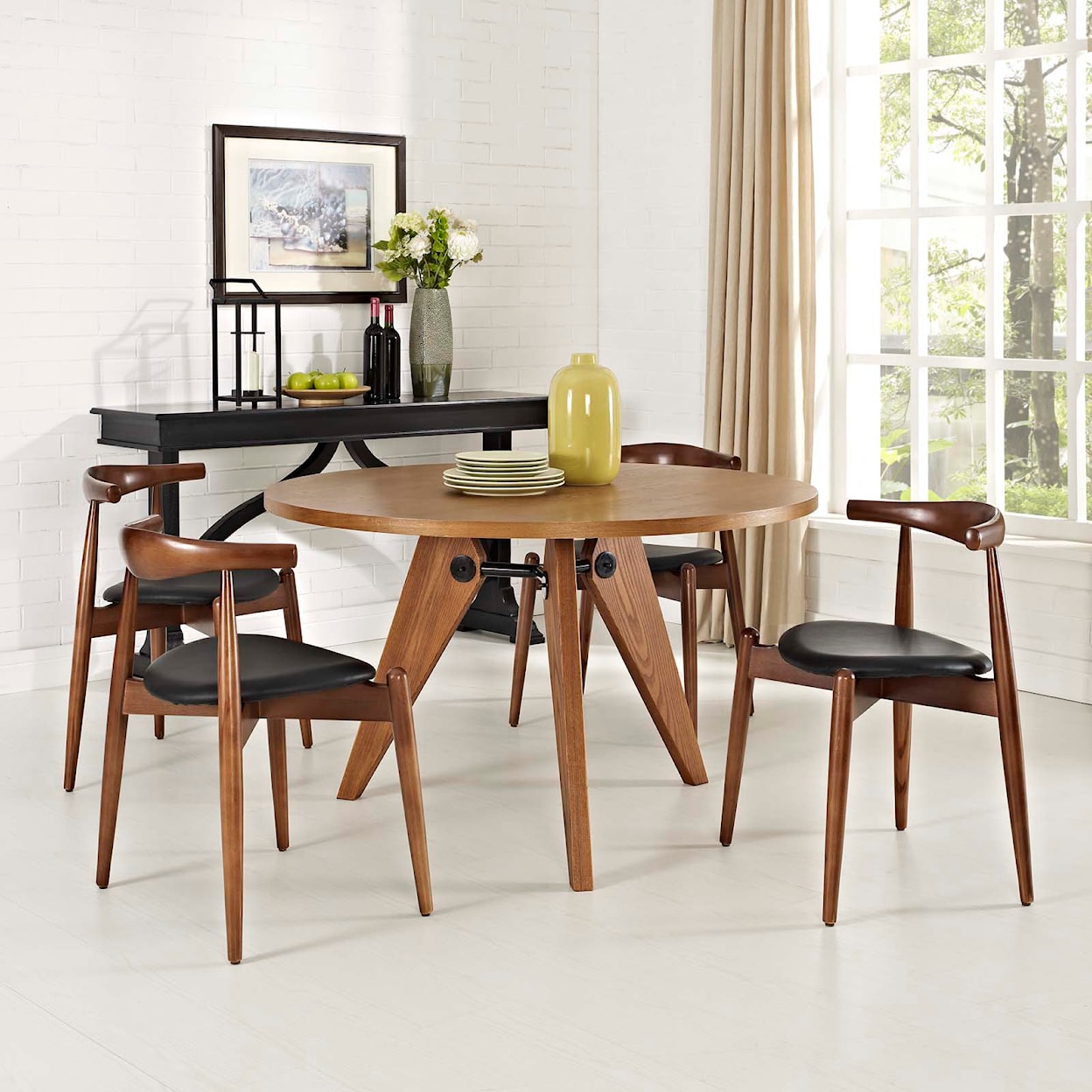 Modway Stalwart Dining Side Chairs Set