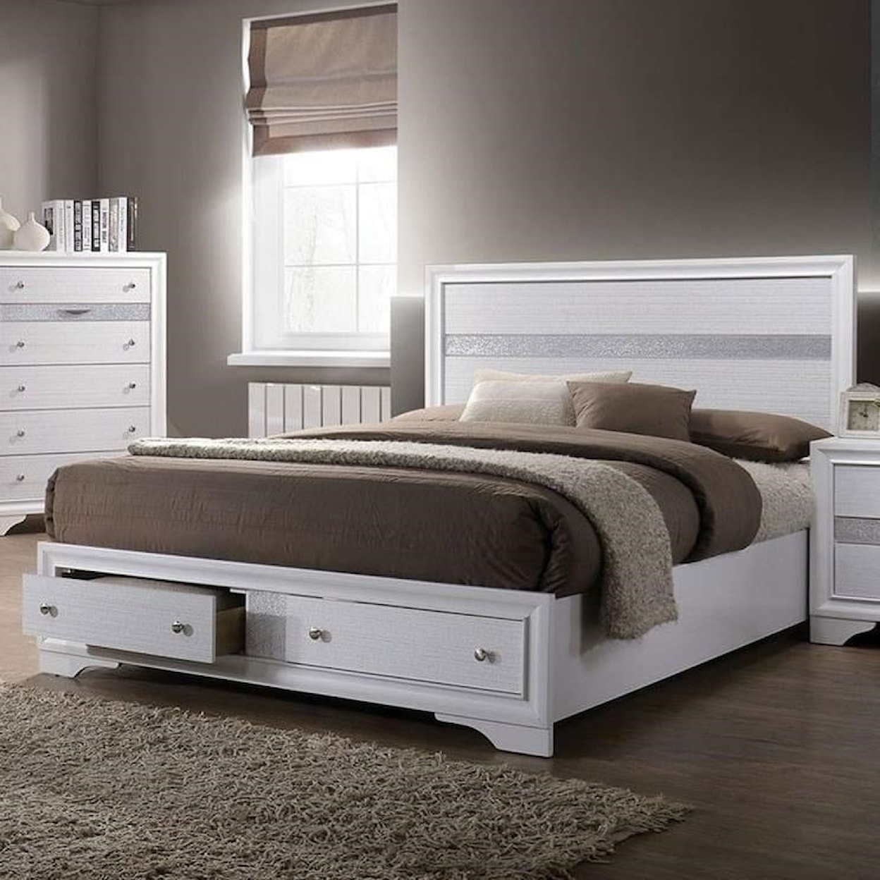Furniture of America - FOA Chrissy Full Bed