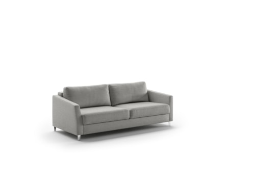 Contemporary King Size Sofa Sleeper with Dual Motion Sleeper Mechanism