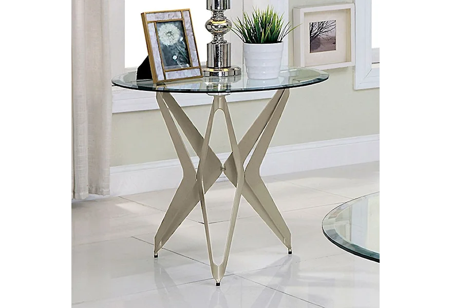 Alvise End Table by Furniture of America at Furniture and More