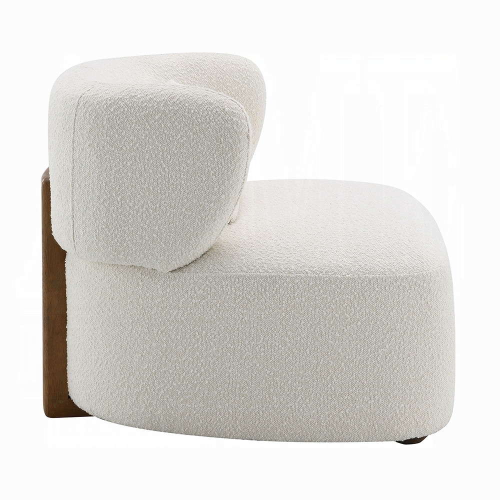 Beige Accent Chair W/Pillow
