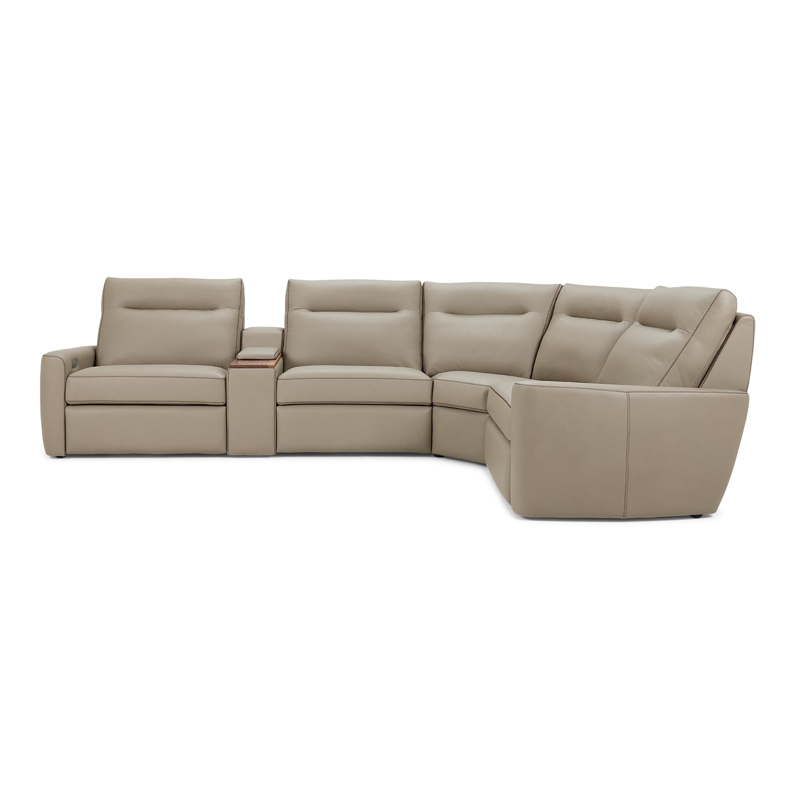 Curved L-Shaped Sectional