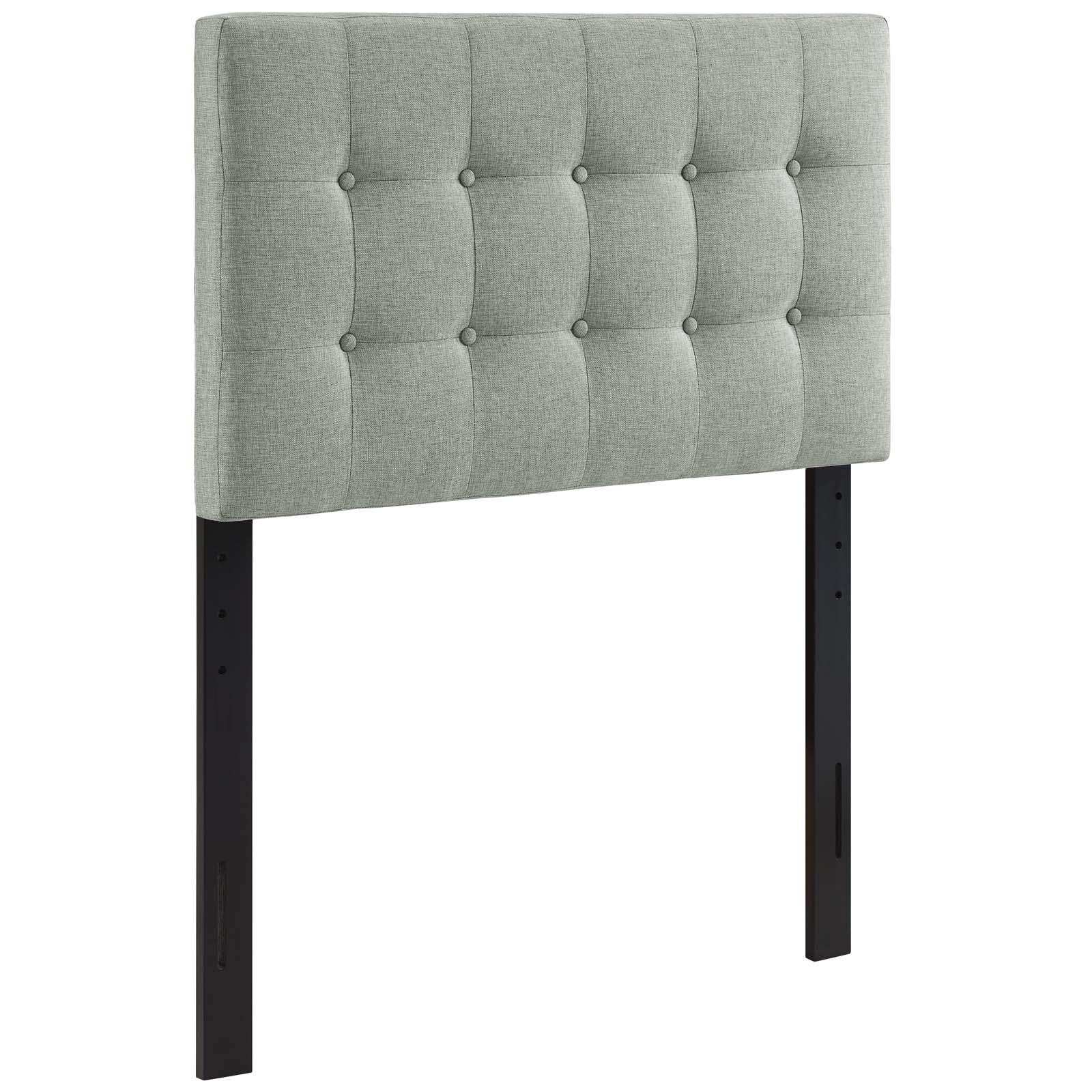 Details about   Modway Emily Twin Vinyl Panel Headboard in Black 