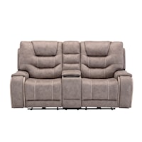 CANYON GREY MOTION CONSOLE | LOVESEAT B2