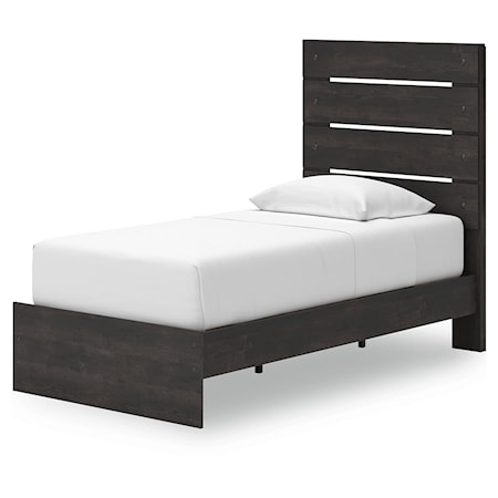 Twin Panel Storage Bed