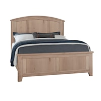 Transitional California King Arched Bed