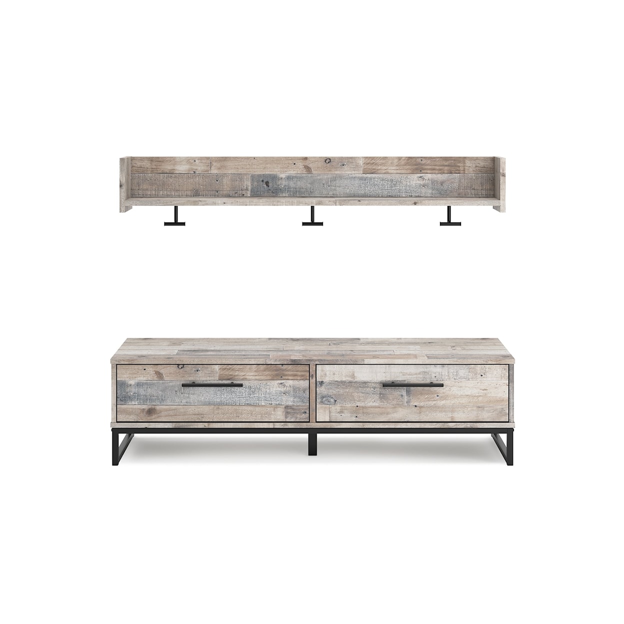 Michael Alan Select Neilsville Bench with Coat Rack