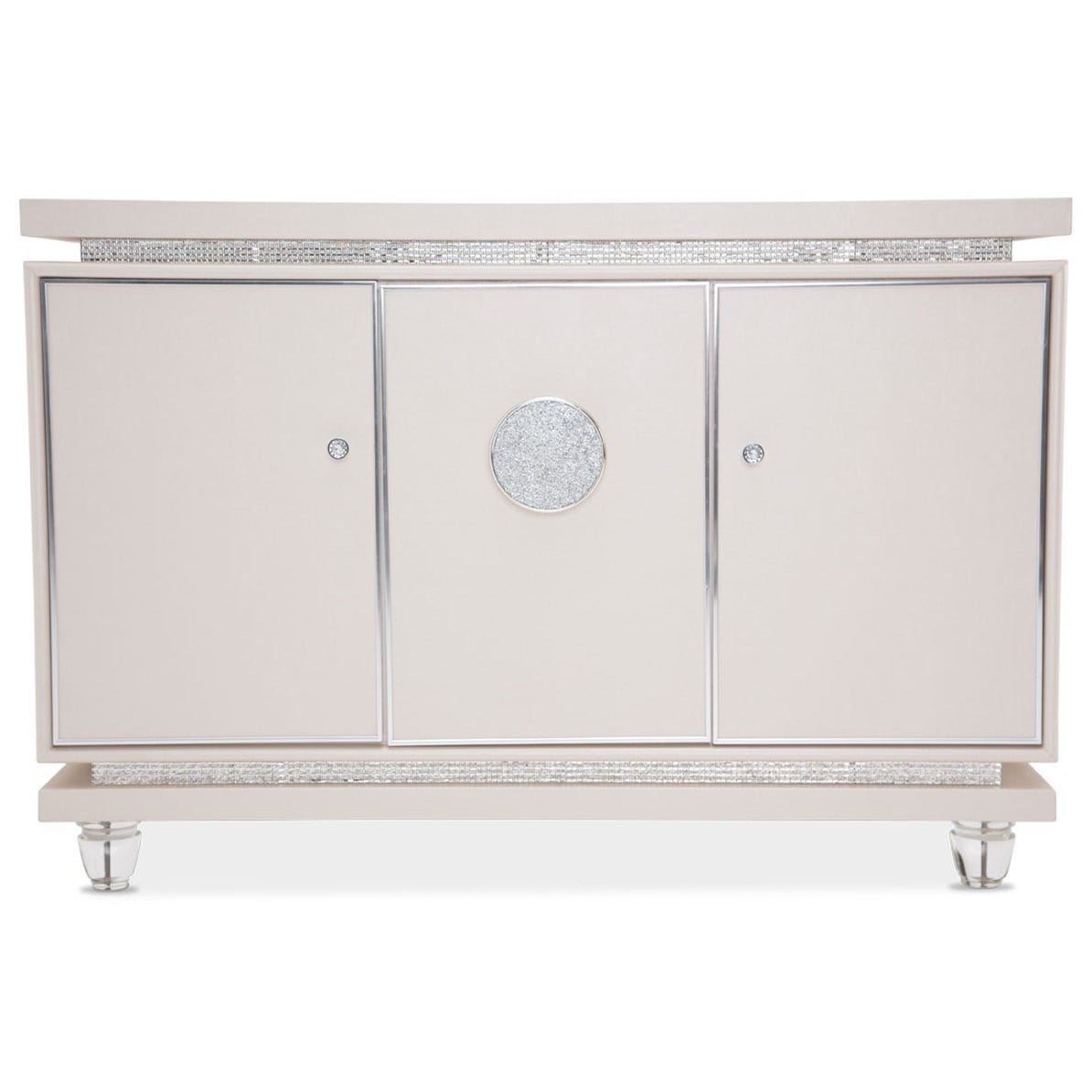 Michael Amini Glimmering Heights Upholstered Sideboard