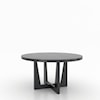Canadel Modern Customizable Round Wood Table