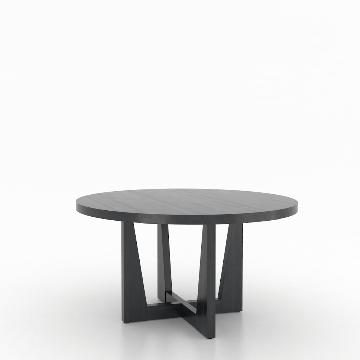 Canadel Modern Customizable Round Wood Table