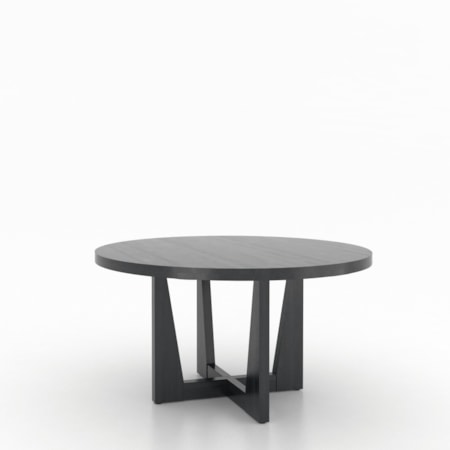 Customizable Round Wood Table