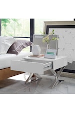 Modway Sector Sector Contemporary Office Desk - White/Gold