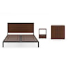 homestyles Merge Queen Platform Bed, Nightstand and Chest