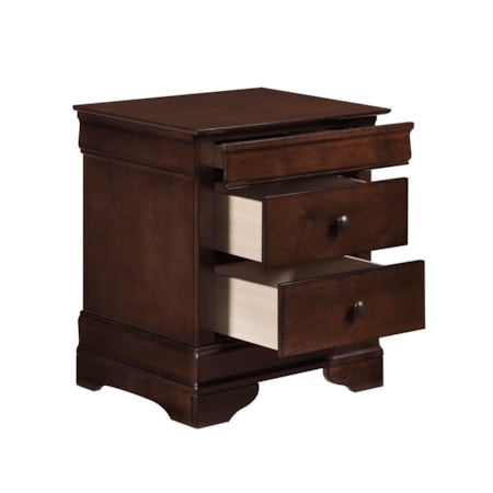 3-Drawer Nightstand