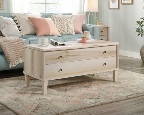Cottage Lift-Top Coffee Table with Concealed Storage
