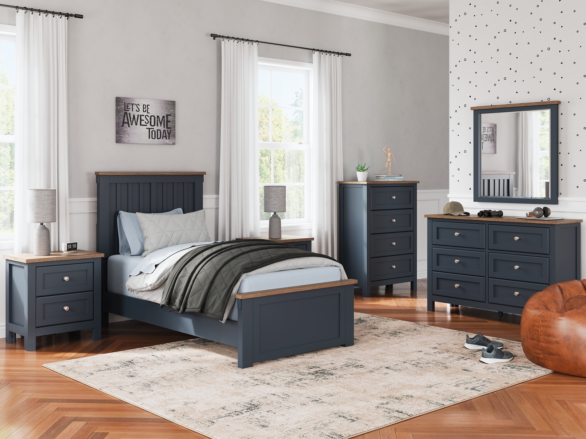 Signature Design by Ashley Landocken Twin Bedroom Set