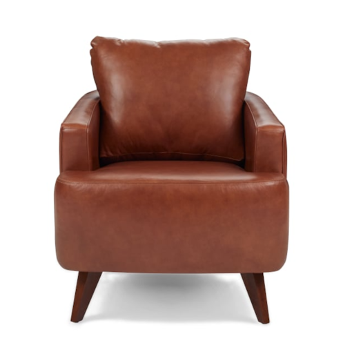 Contemporary Barrel Back Accent Chair