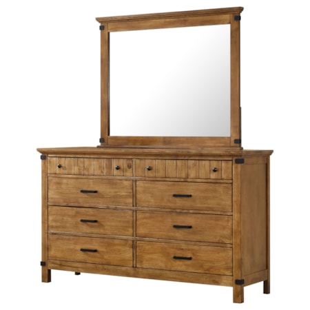 8-drawer Dresser w/ Mirror