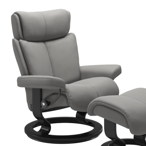 Medium Reclining Chair with Classic Base