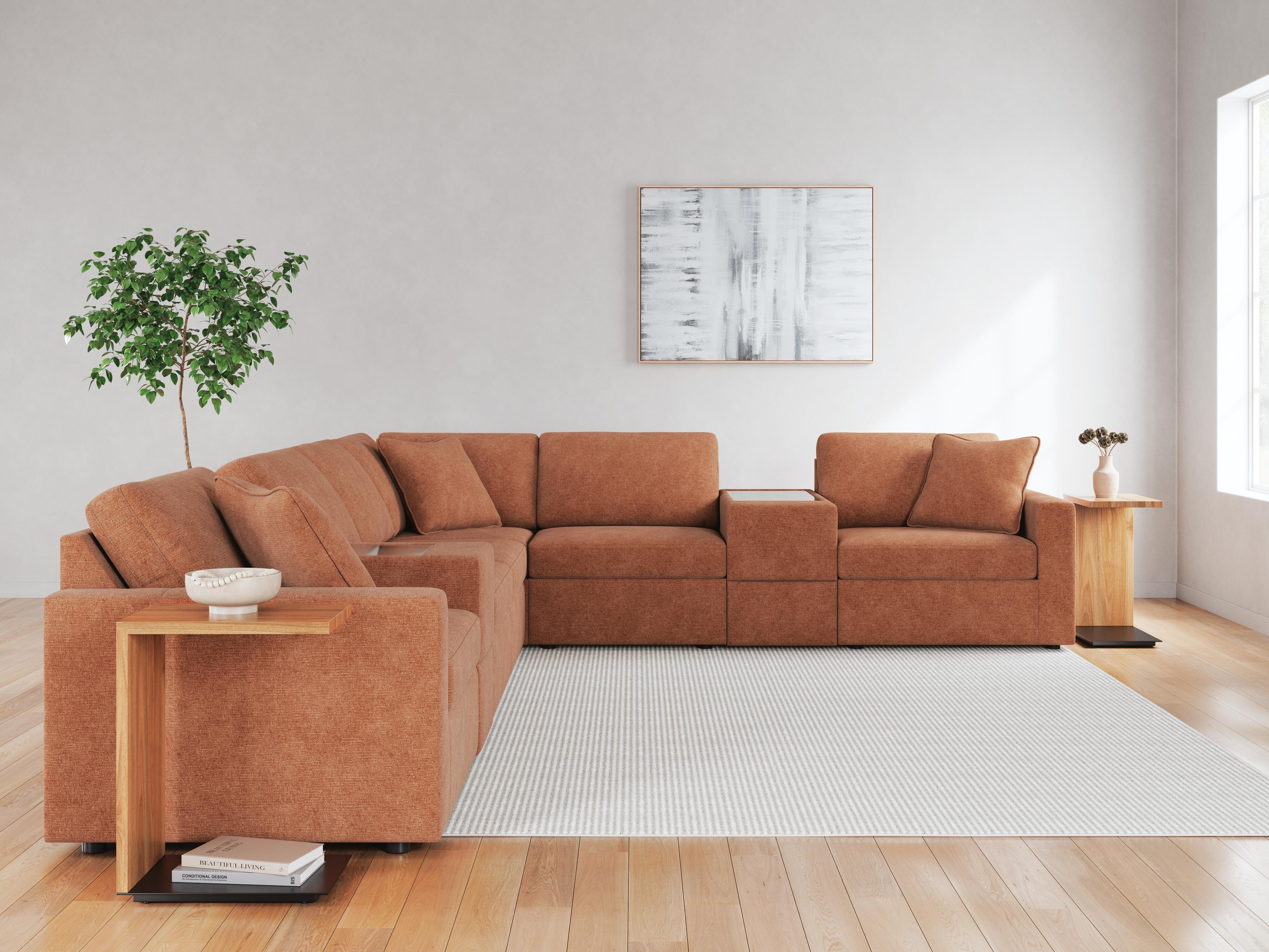 Signature Design by Ashley Modmax 8-piece Sectional Consoles