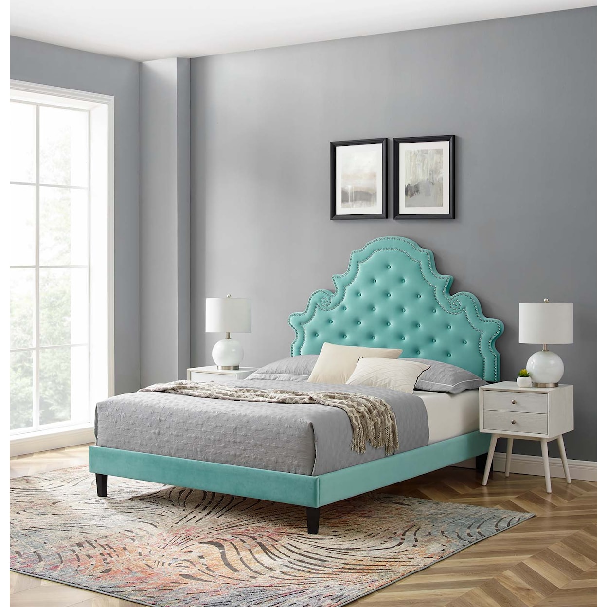 Modway Gwyneth Queen Platform Bed