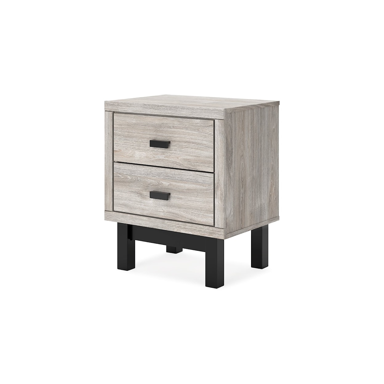 JB King Vessalli 2-Drawer Nightstand