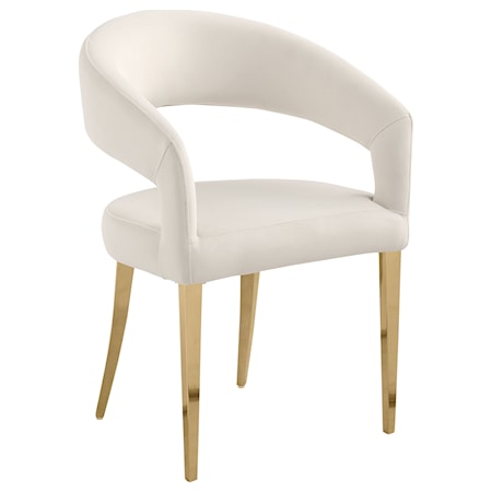 Galiano Velvet Dining Arm