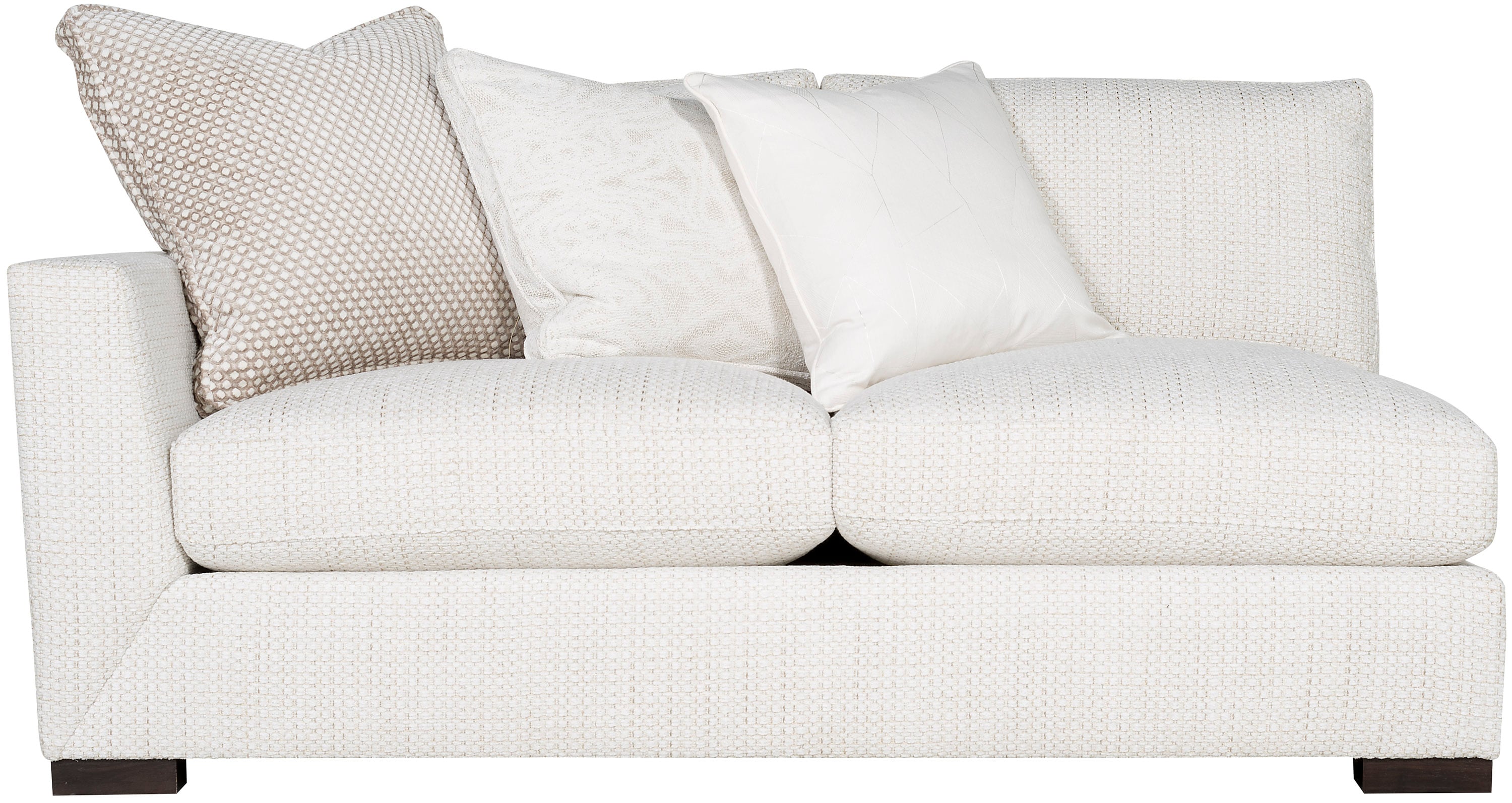 Nicolette Fabric Left Arm Loveseat