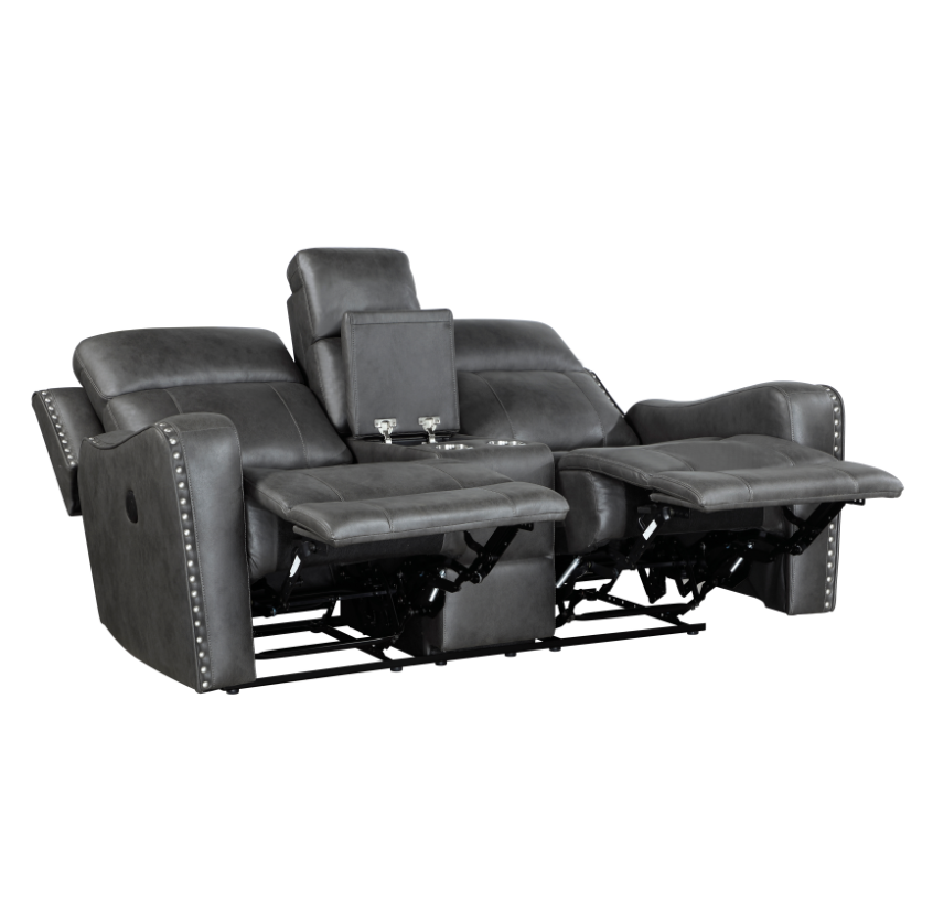 Power Double Reclining Loveseat