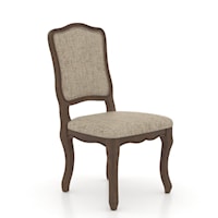 Traditional Customizable Upholstered Side Chair
