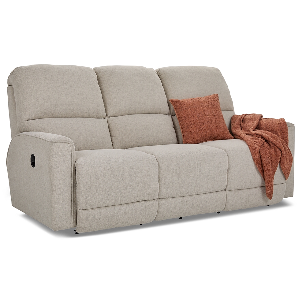 Power Reclining Sofa w/ Headrest &amp; Lumbar