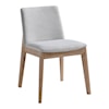 Moe's Home Collection Deco Deco Oak Dining Chair Light Grey-M2