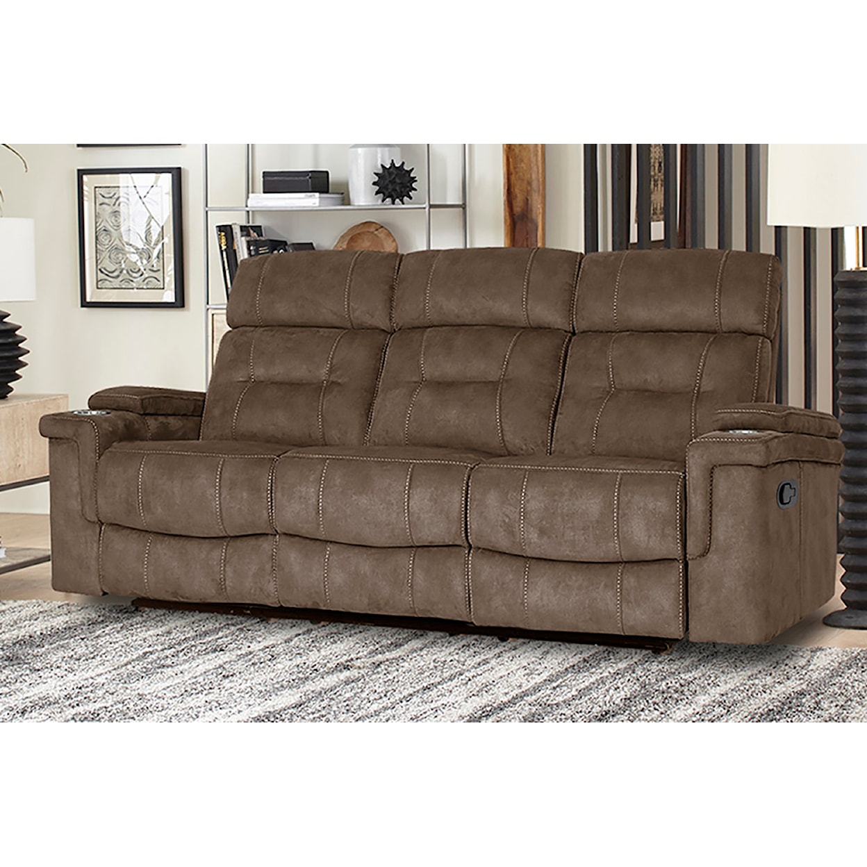 Carolina Living Diesel Reclining Sofa