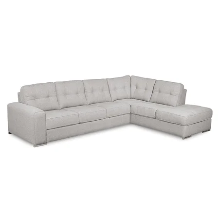 Pachuca Contemporary 5-Seat Chaise Sectional Sofa