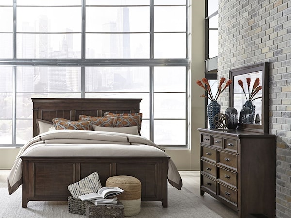 King Panel Bedroom Group