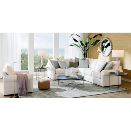 Hanover 3-pc. Roll Arm Sectional