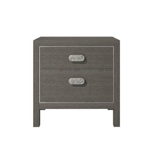 Contemporary Prado 2-Drawer Nightstand