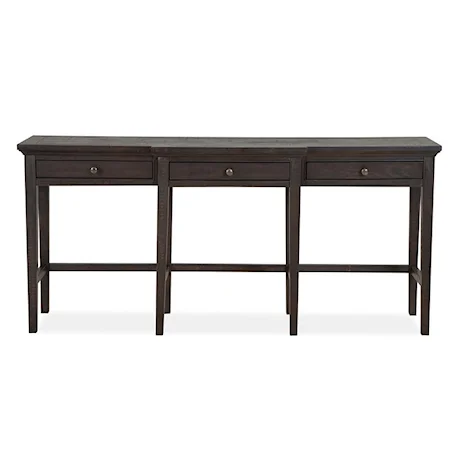 Transitional Console Sofa Table