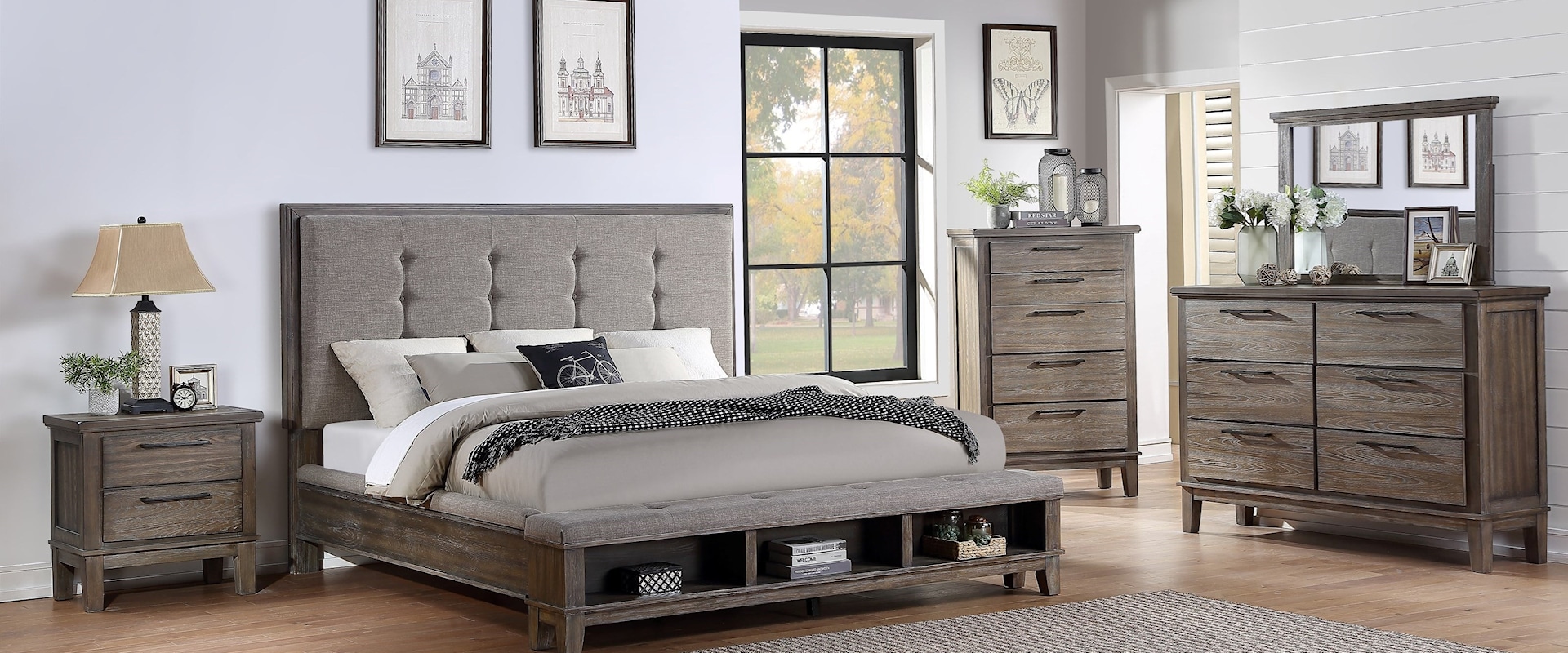 6PC Queen Bedroom