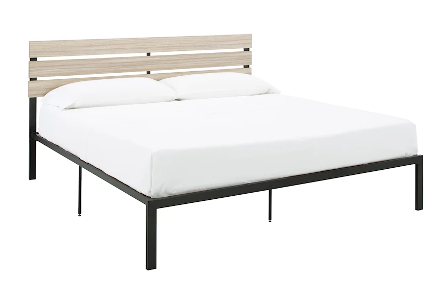 Waylowe King Platform Bed by Signature Design by Ashley at Zak's Home Outlet