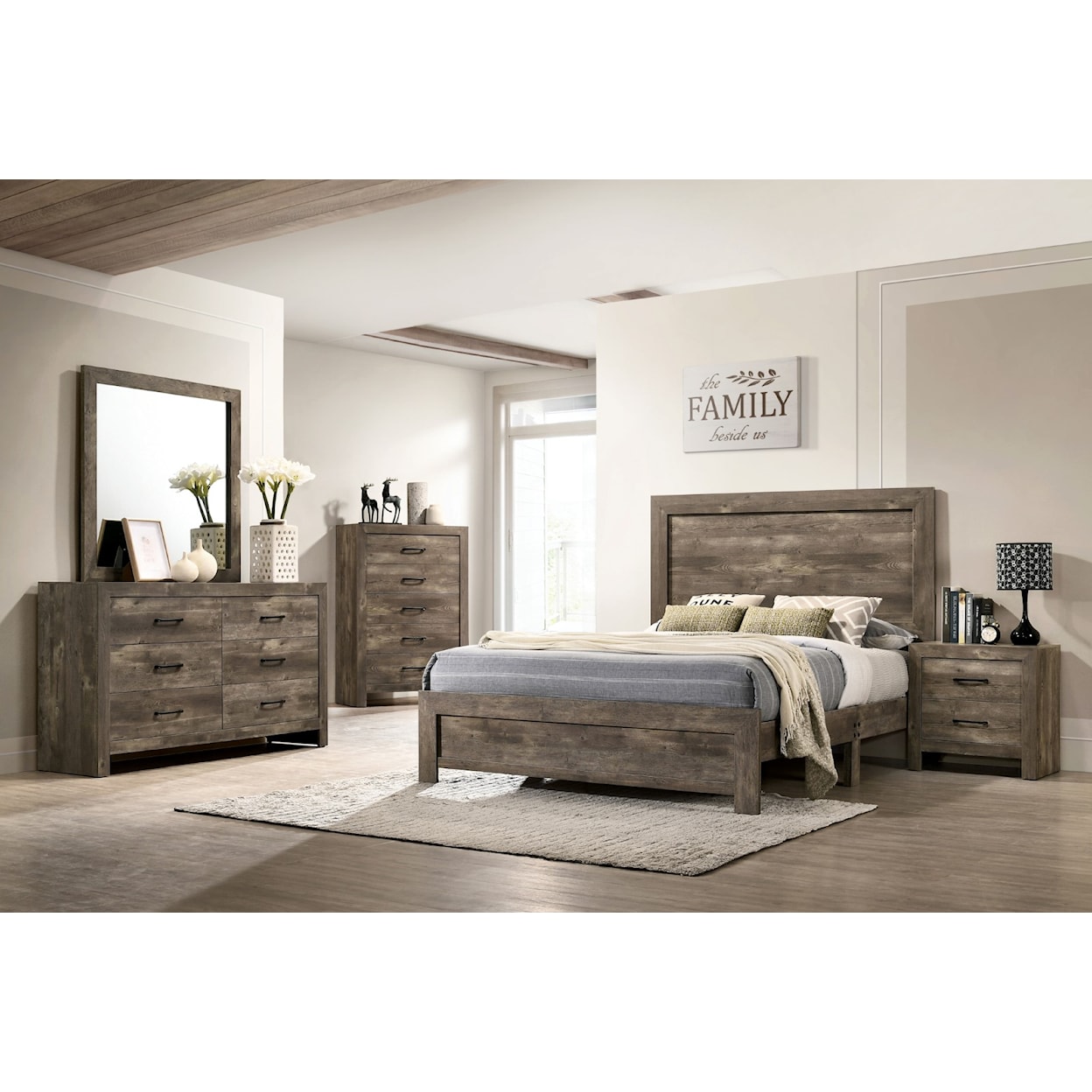 Furniture of America Larissa Cal King Bed