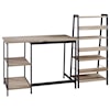 Ashley Furniture Signature Design Soho 2-Piece Home Office Desk and Shelf Set