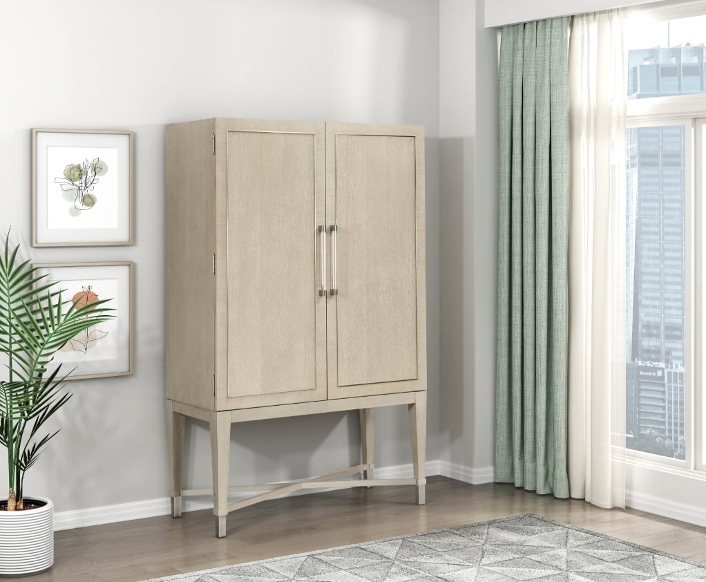 2-Door Bar Cabinet