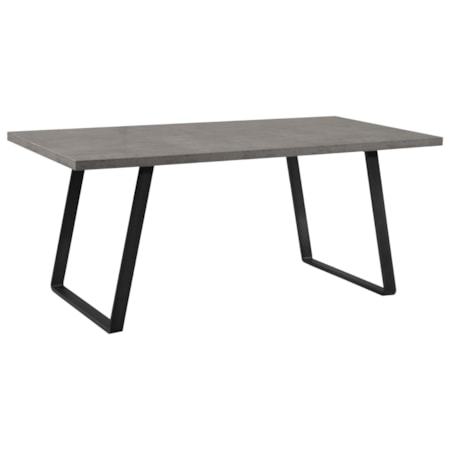 71" Rect. Sled-Base Dining Table