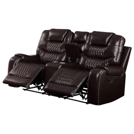 Reclining Loveseat w/Console