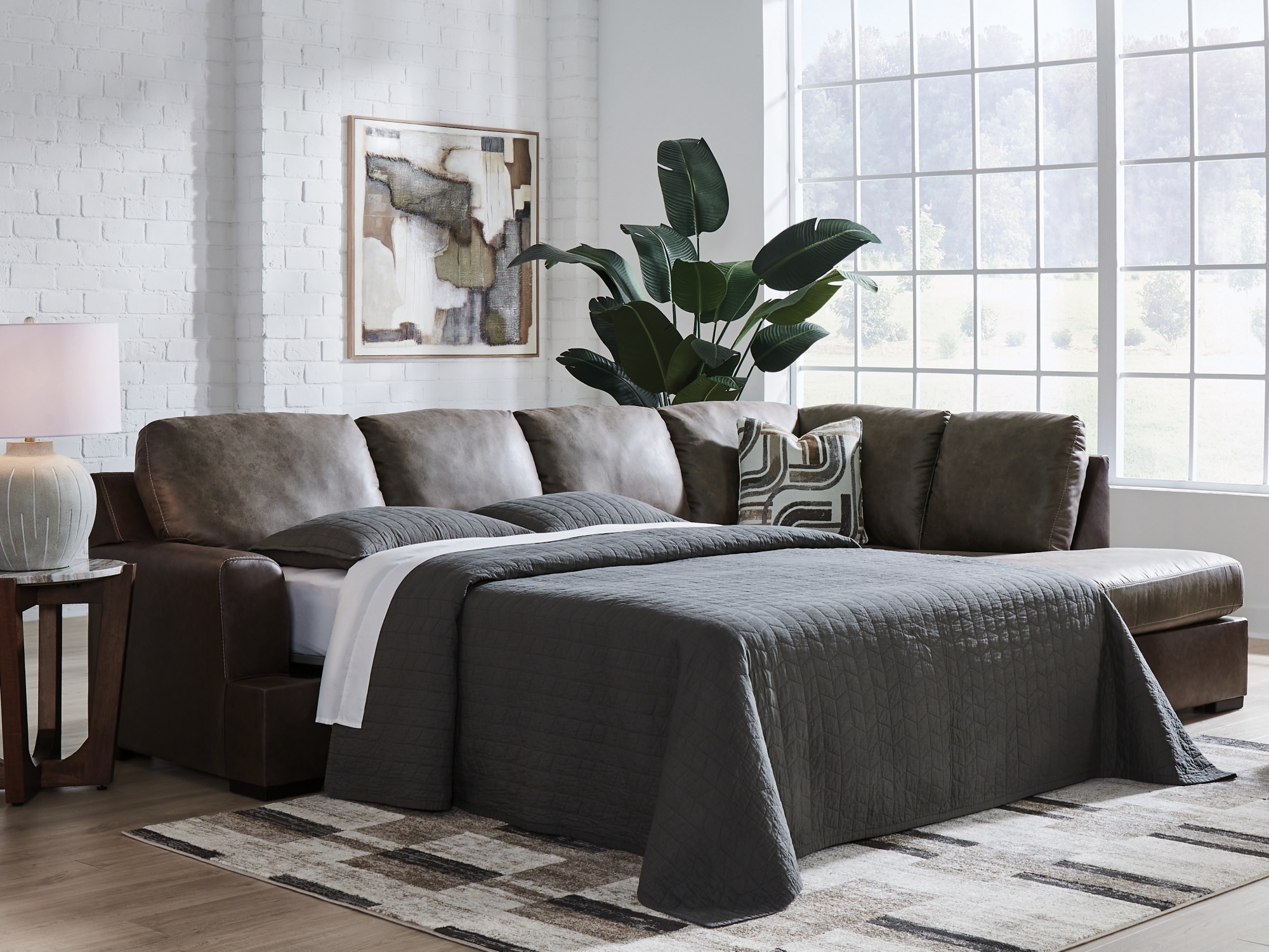 2-piece Sleeper Sectional With Chaise