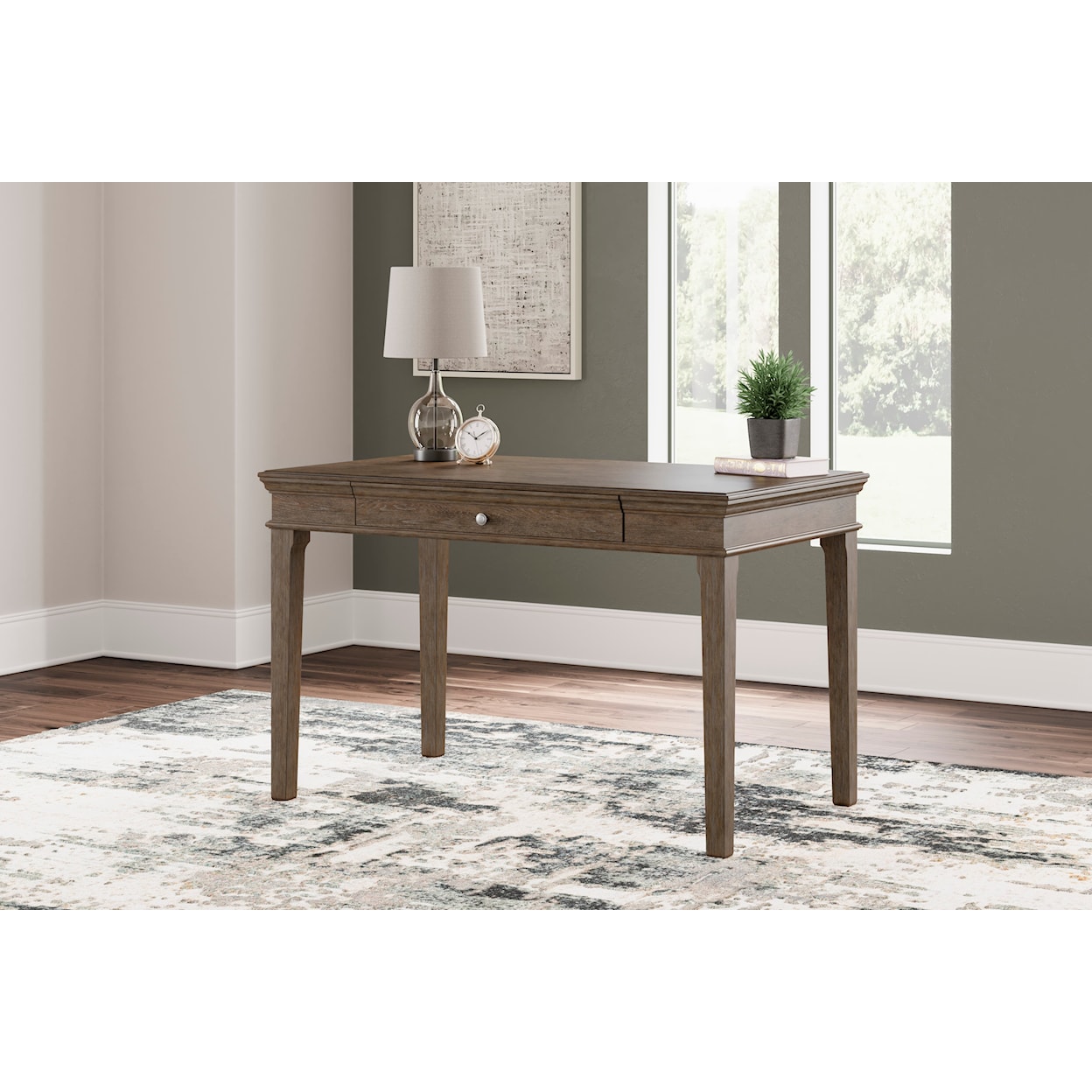 Signature Design by Ashley Janismore Home Office Small Leg Desk