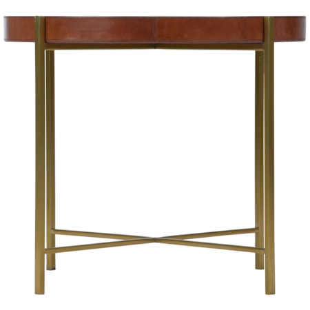 Loft Leather Side Table